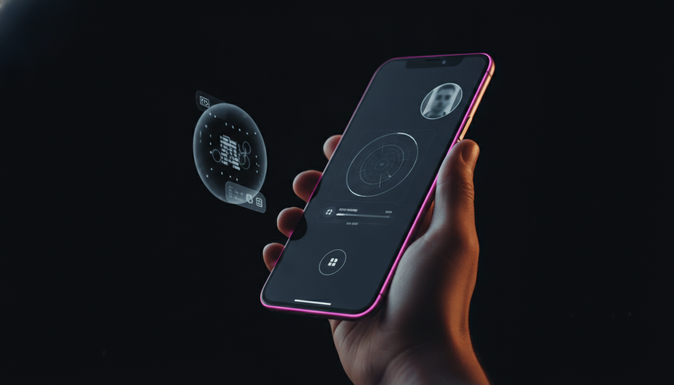 Smartphone nimmt Bildschirm und Frontkamera gleichzeitig auf — Android 17 für Content Creator