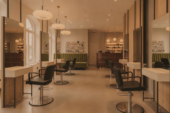 Friseursalon und Kosmetikstudio