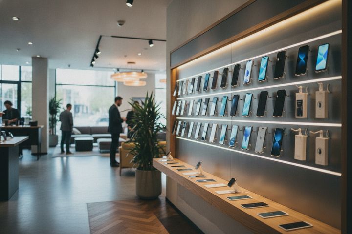 Mobilfunk-Shop und Einzelhandel