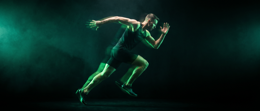 Rennender Sprinter — Haiku, der Sprinter