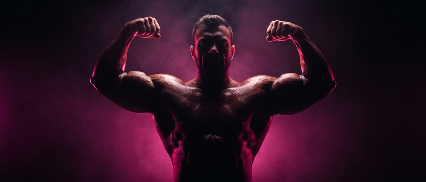 Muskulöser Bodybuilder — Opus, das Kraftpaket