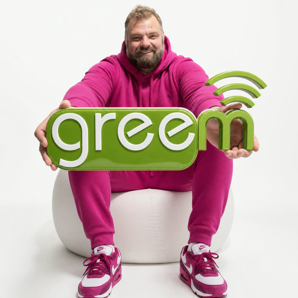 Christian Rill mit greem-Logo