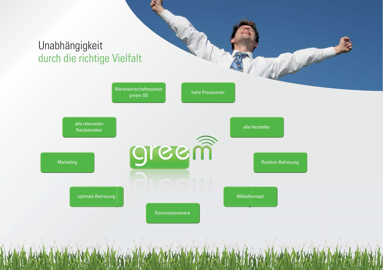 greem Franchise-Broschüre 2017 — Warenwirtschaftssystem greem OS